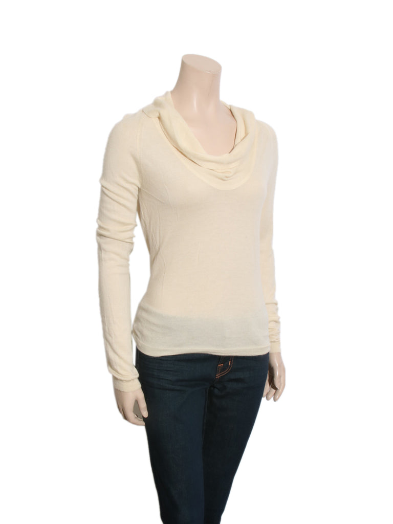 Cashmere Cowl Neck Sweater