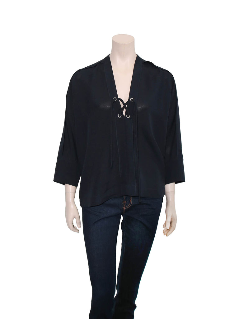 Iro Laced-Up Top