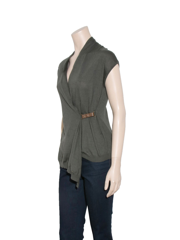 Brunello Cucinelli Cashmere Wrap Top