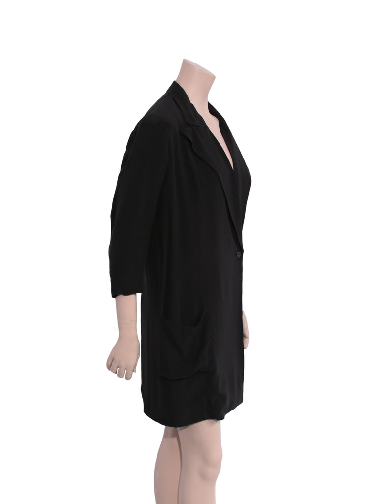 Miu Miu Silk Tuxedo Dress