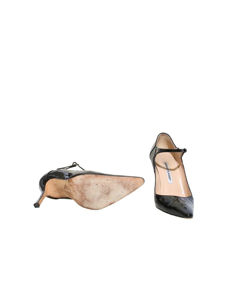 Manolo Blahnik Patent Leather Pointed Pumps