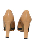 Chanel Round-Toe Leather Pumps