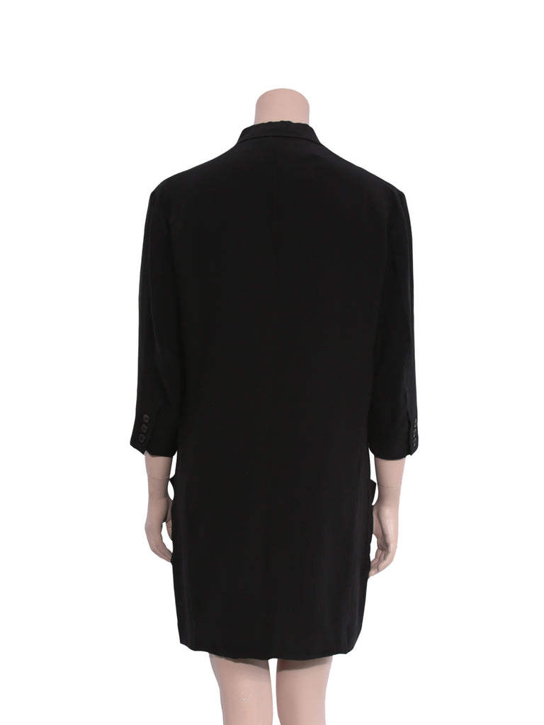 Miu Miu Silk Tuxedo Dress