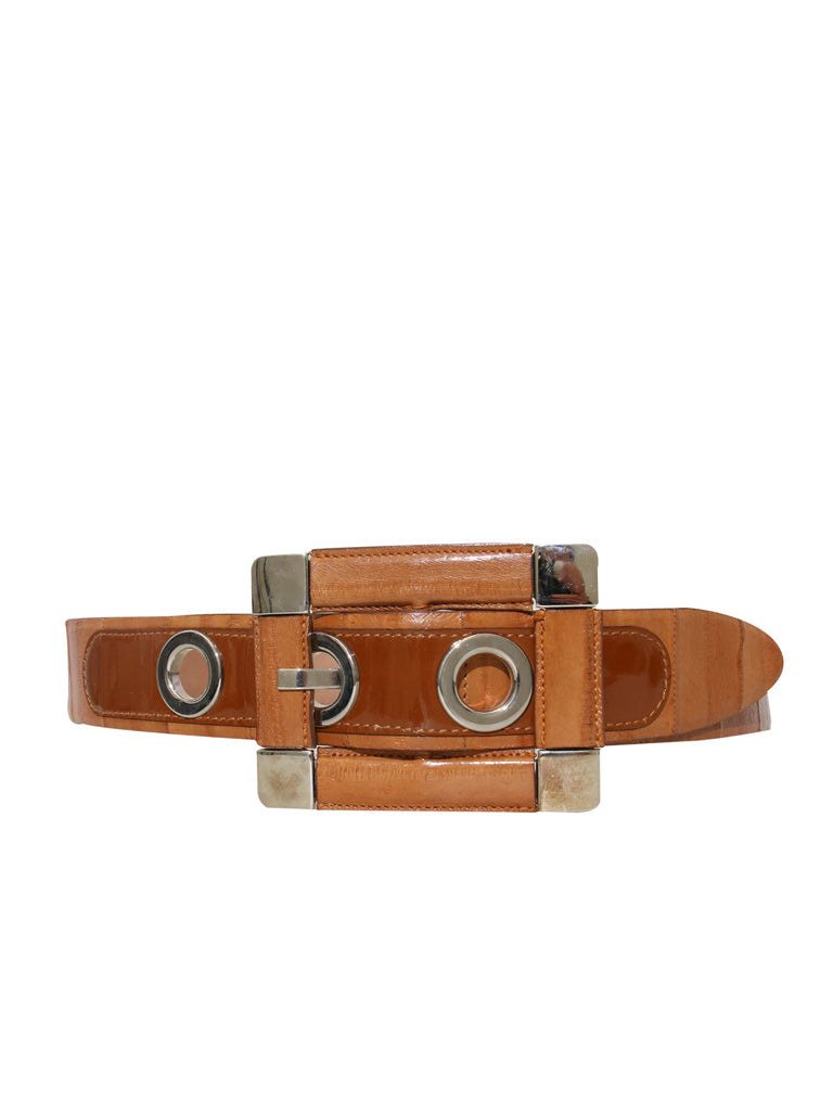 Dolce & Gabbana Eel Skin Belt