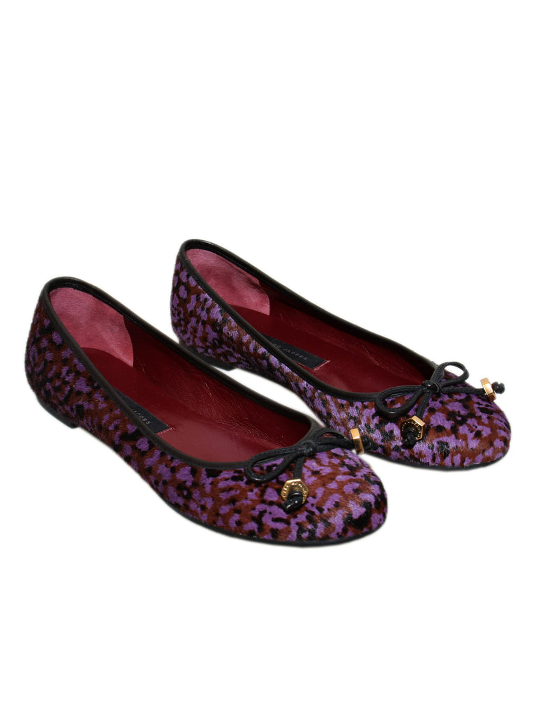 Marc by Marc Jacobs Printed Calf-Hair Flats