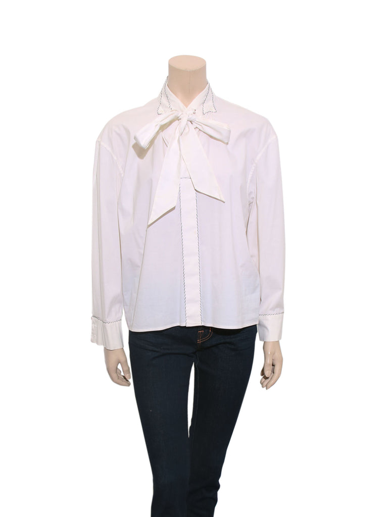 Yves Saint Laurent Bow Shirt