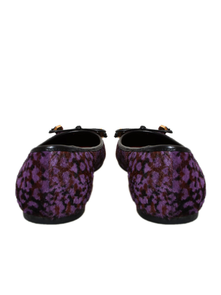 Marc by Marc Jacobs Printed Calf-Hair Flats