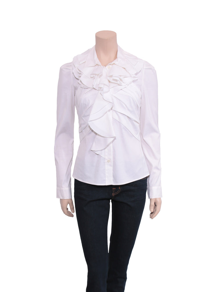 Prada Ruffle Shirt