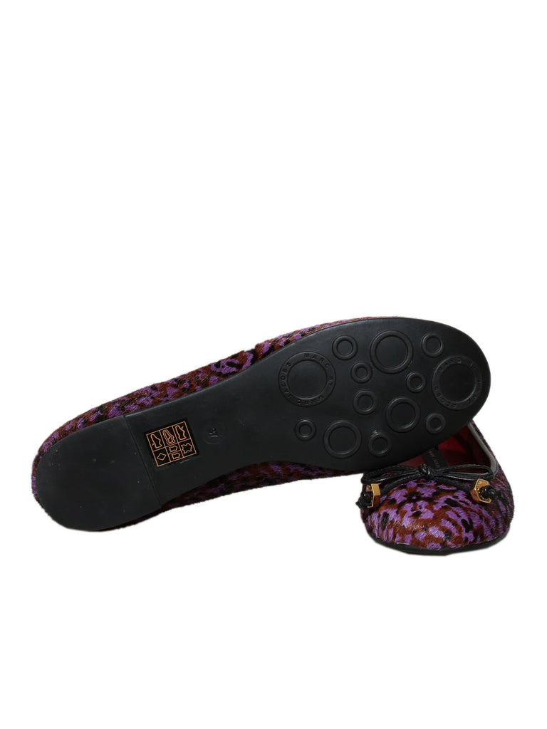 Marc by Marc Jacobs Printed Calf-Hair Flats
