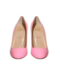 Patent Leather Round Toe Pumps