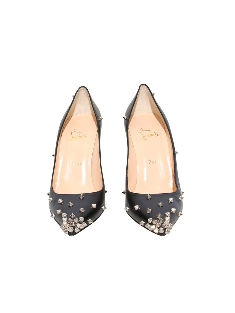 Christian Louboutin Degraspike Leather Pumps