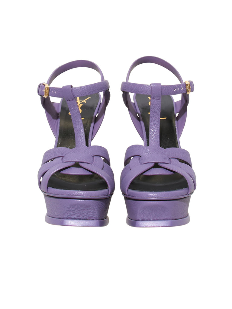 Yves Saint Laurent Leather Tribute Sandals