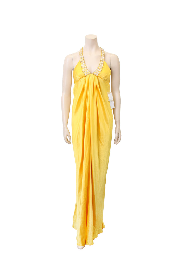 Marc Bouwer Silk Embellished Gown