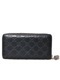 Gucci Guccissima Zip-Around Leather Wallet