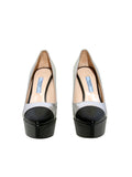 Leather Platform Pumps