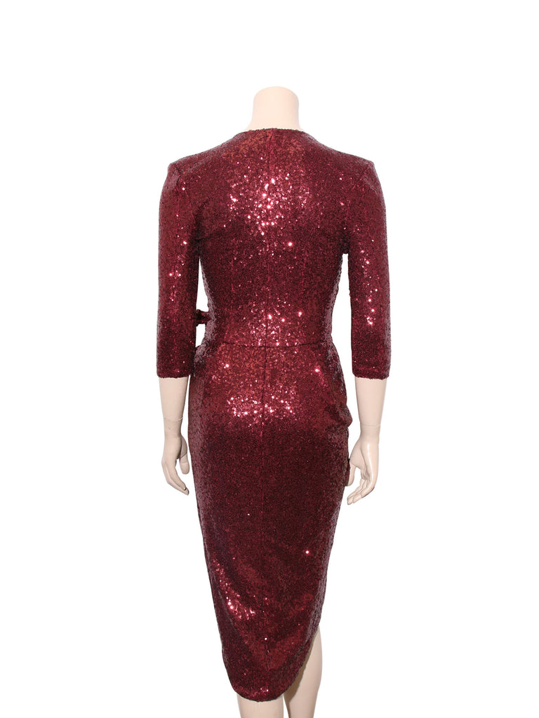 Zhivago Sequin Wrap Dress