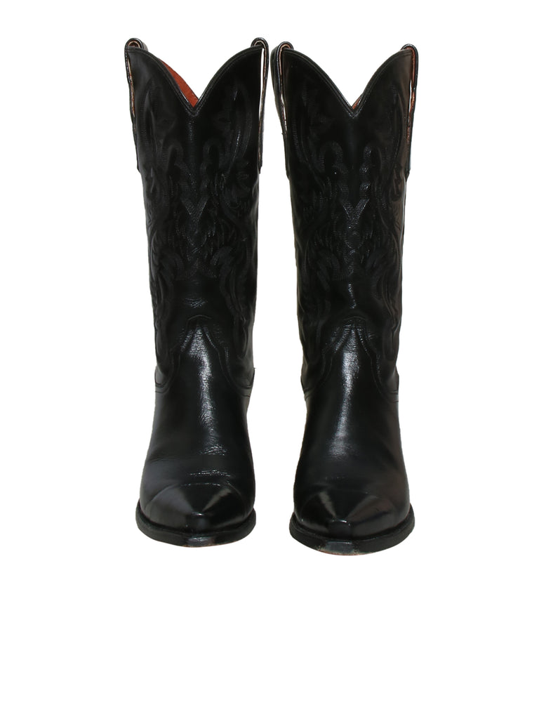 Leather Cowboy Boots