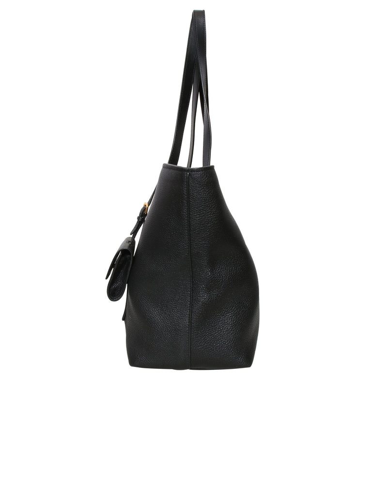 Prada Vitello Daino Pocket Leather Tote Bag