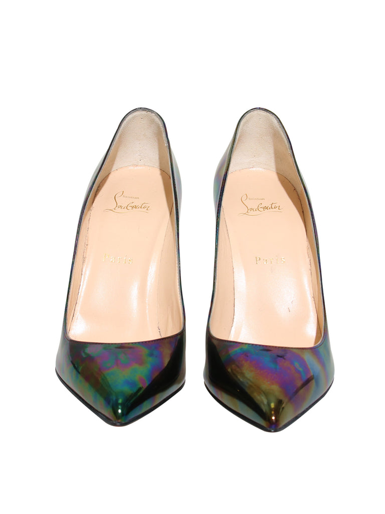 Christian Louboutin Pigalle Follies Iridescent Pumps