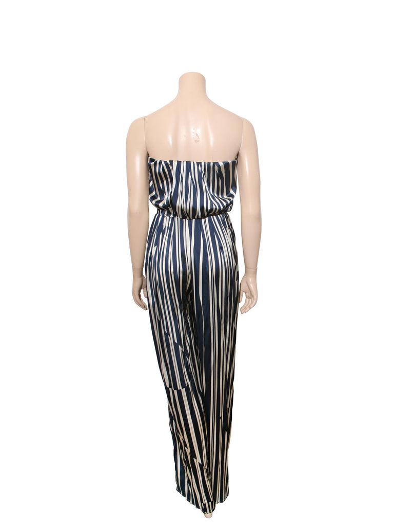 Thakoon Addition Strapless Striped Jumpsuit