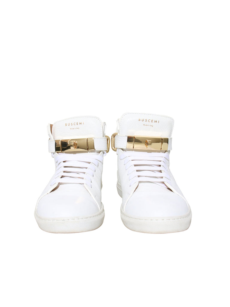 Buscemi High-Top Leather Sneakers