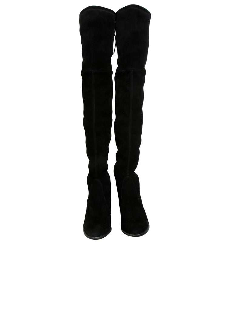 Tieland Over the Knee Stretch Suede Boots