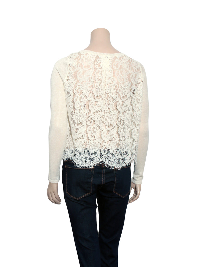 Knit Top w/ Lace