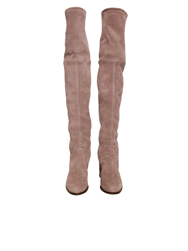 Tieland Over the Knee Stretch Suede Boots