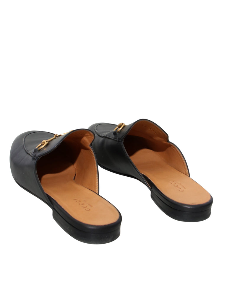 Gucci Princetown Leather Slippers