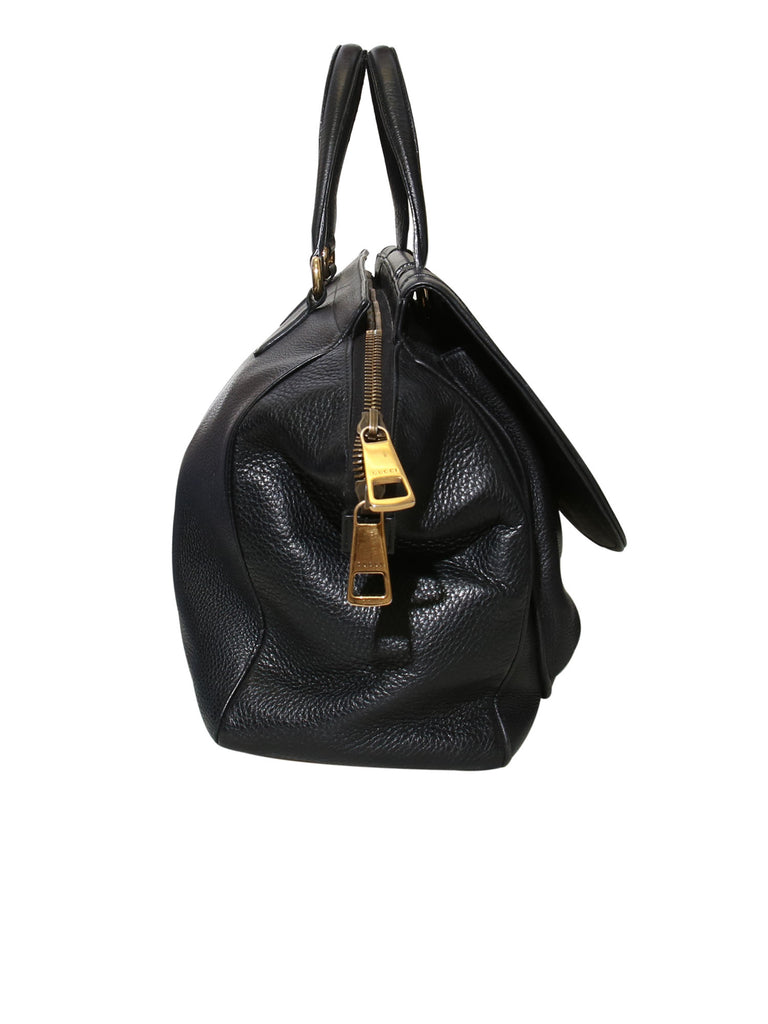 Gucci 1973 Leather Tote Bag