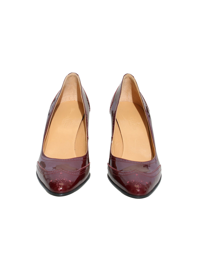Hermes Patent Leather Pumps