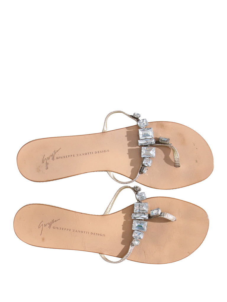 Embellished Flat Sandals