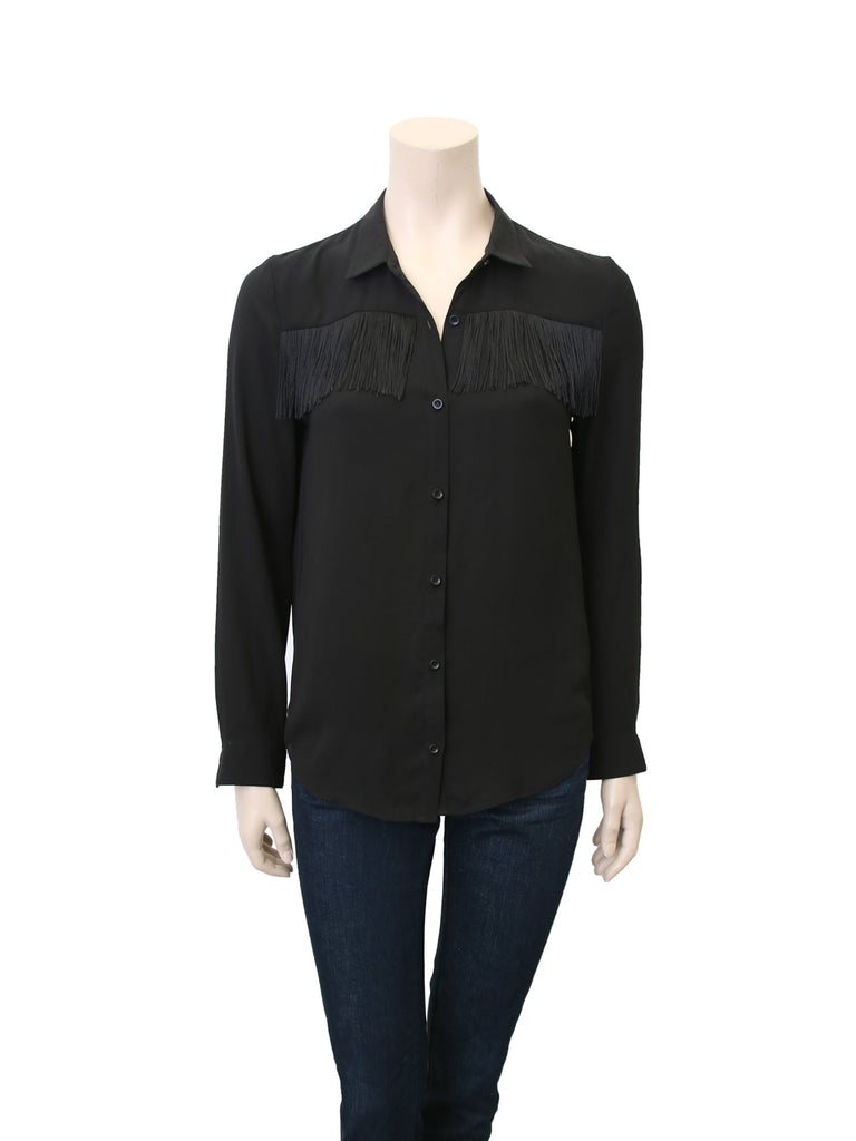 The Kooples Fringe Blouse
