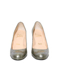 Christian Louboutin Glitter Round-Toe Pumps