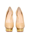 Charlotte Olympia Raffia Platform Pumps
