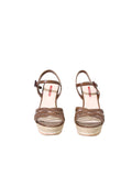 Prada Leather Cork Sandals