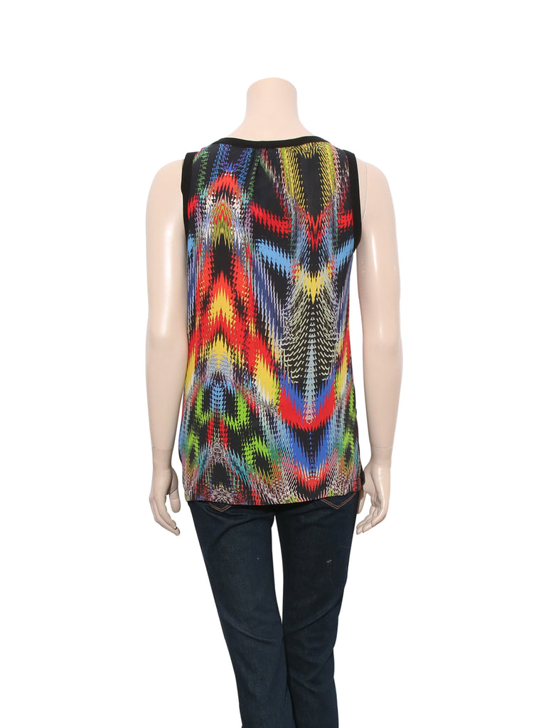 M Missoni Printed Back Tank