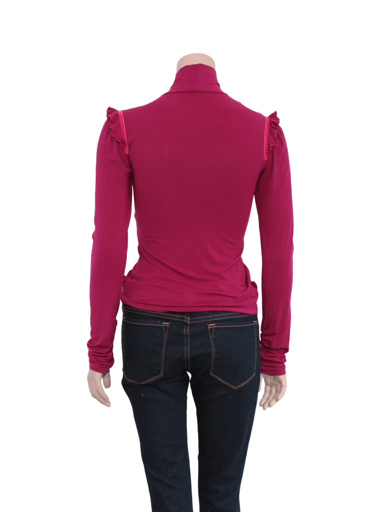 Ungaro Ruffle Turtleneck