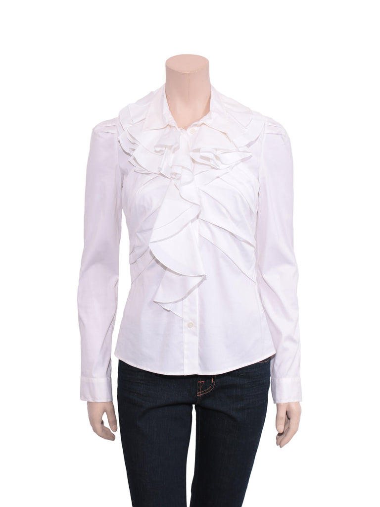 Prada Ruffle Shirt