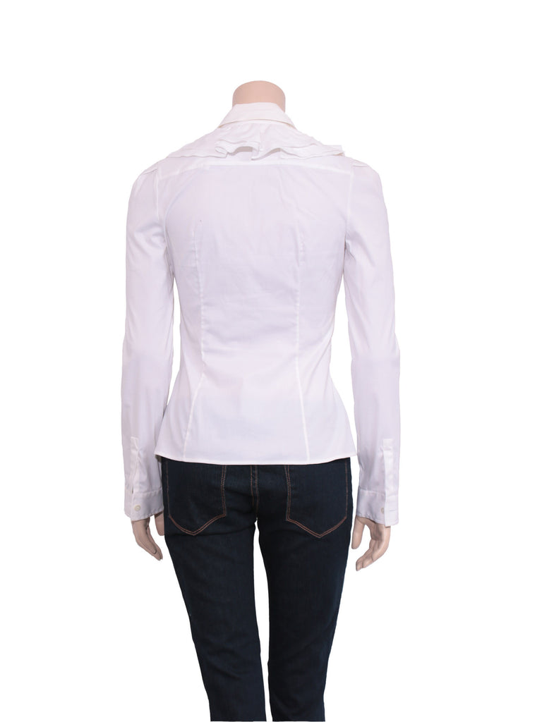Prada Ruffle Shirt