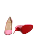 Patent Leather Round Toe Pumps