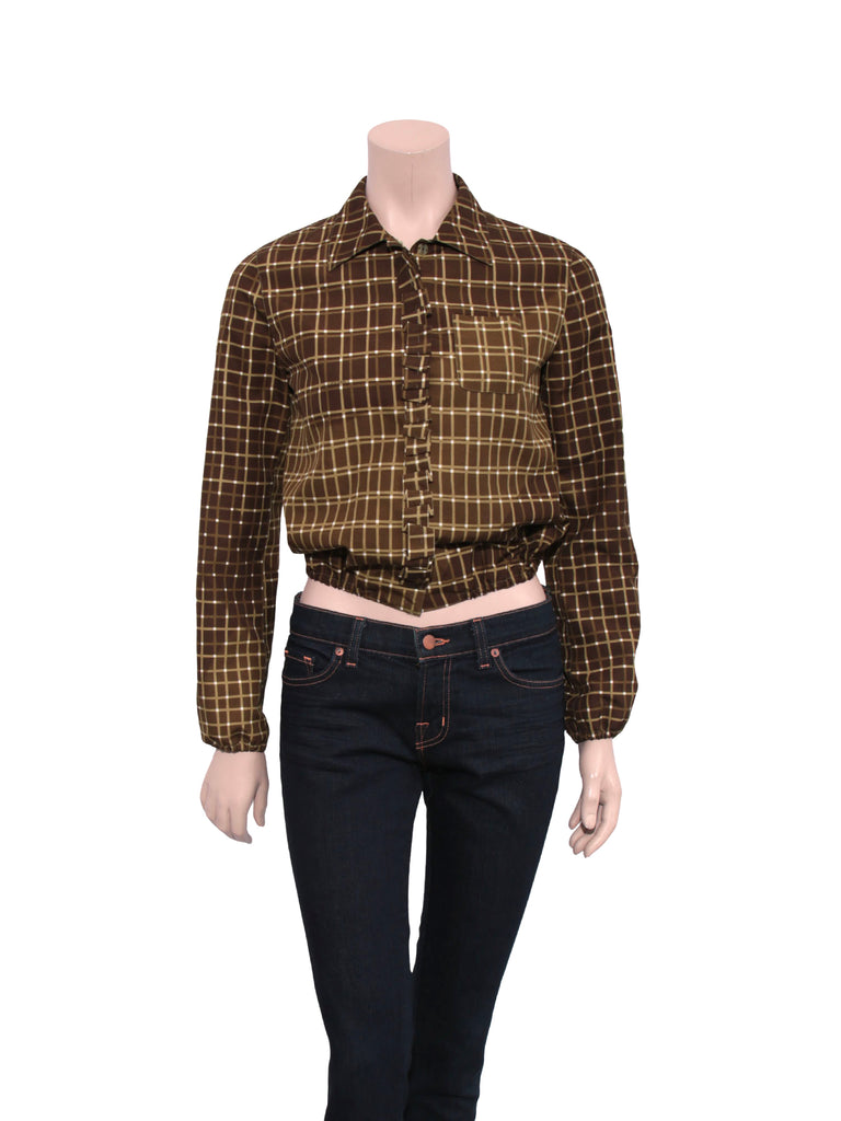 Prada Silk Check Jacket