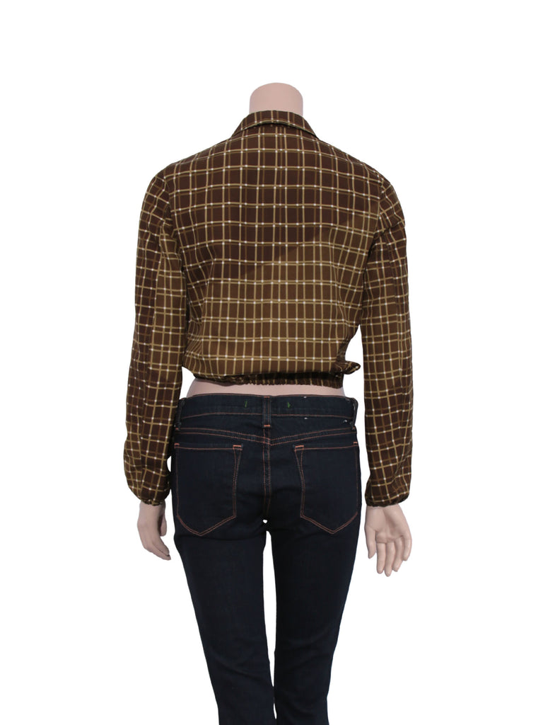 Prada Silk Check Jacket