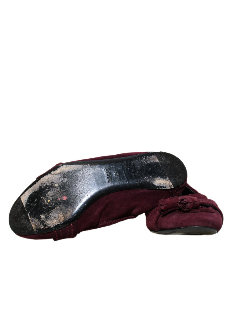 Burberry Suede Flats