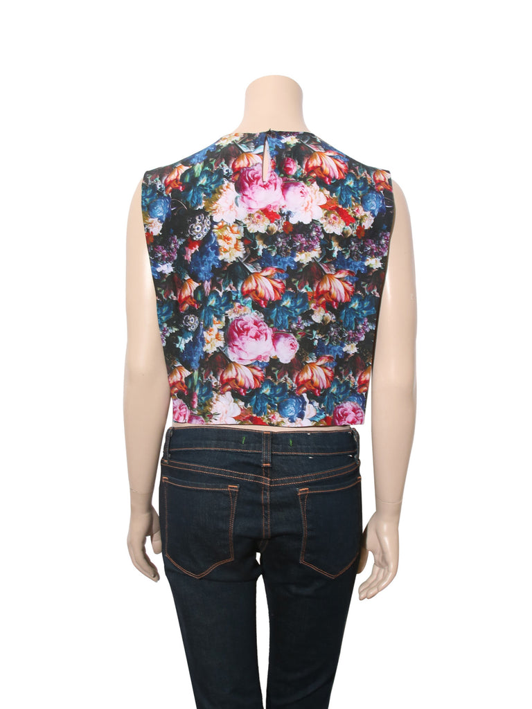 Sandro Silk Floral Top