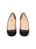 Patent Leather Round Toe Pumps