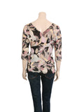 Printed Ruched Silk  Top