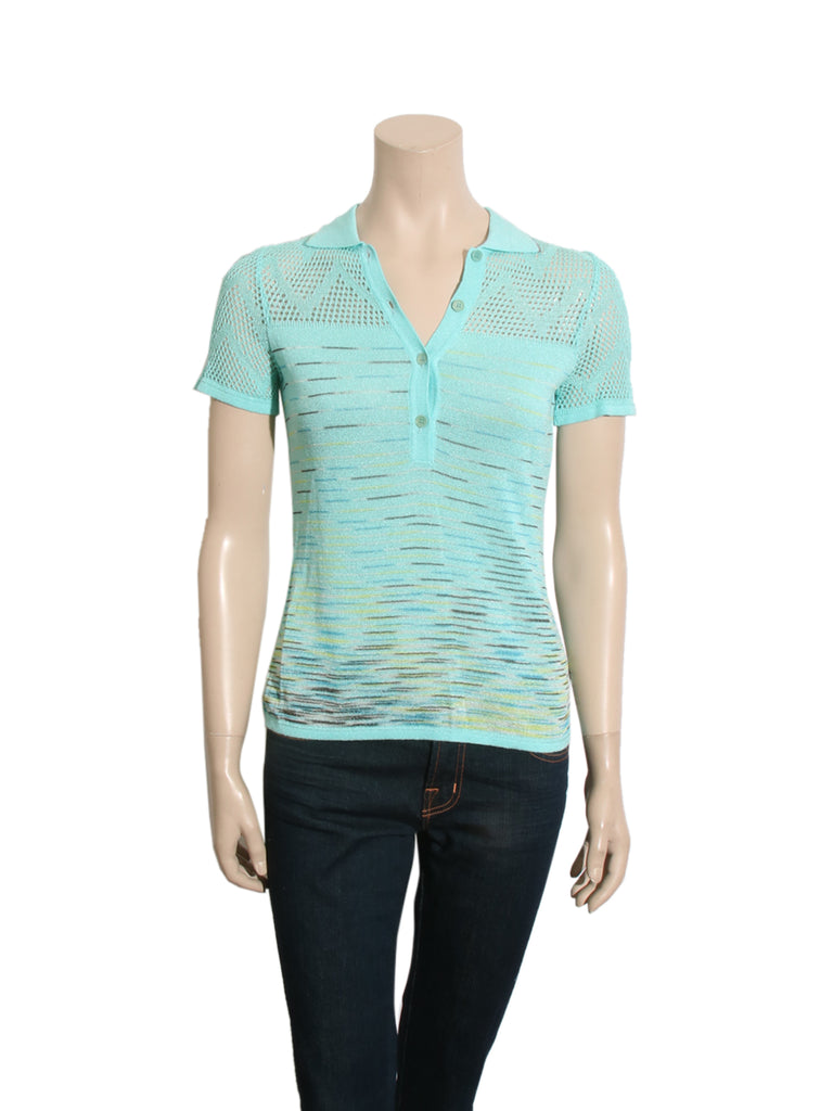 Knit Polo Top