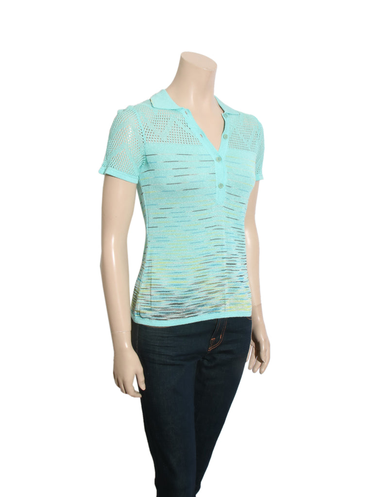 Knit Polo Top