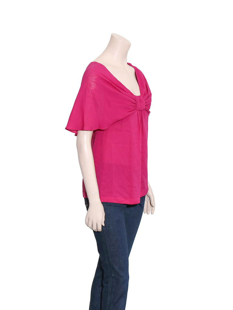 Robert Rodriguez Silk Cape Top